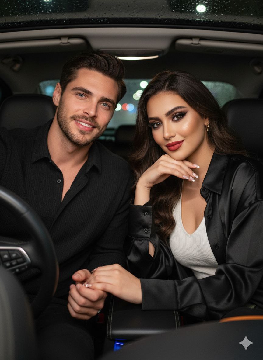 Cars & Motorcycle Couple